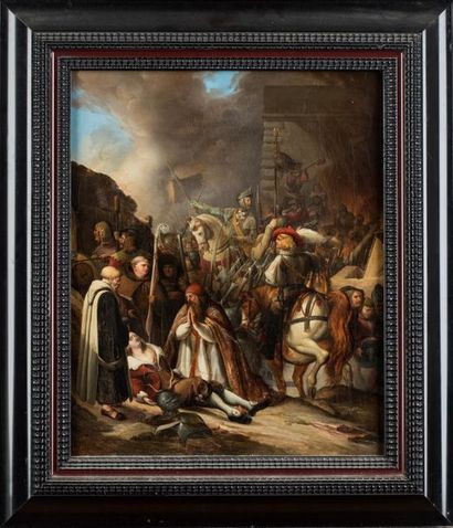 Franz BRUDERMANN (Vienne, 1803-1858) Scène...