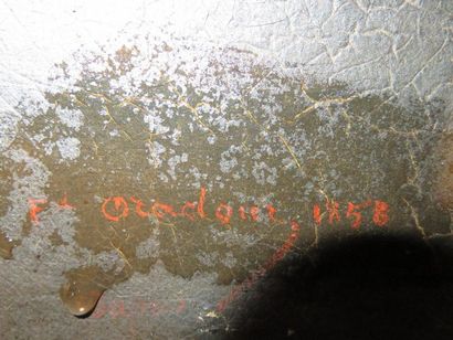 Ferdinand ORADOUR, école française ou belge...