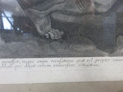 Pierre JULES Descente de croix d'après Rubens...