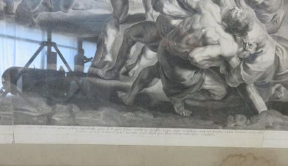 Pierre JULES Descente de croix d'après Rubens...