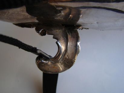 Jardinière de table en argent. Bombée, de...