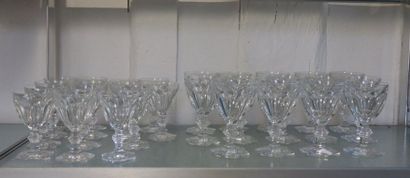 BACCARAT, modèle Harcourt Suite de douze...