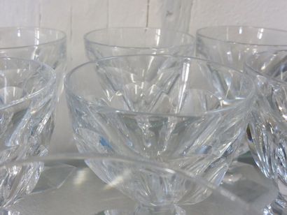 BACCARAT, modèle Harcourt Suite de douze...