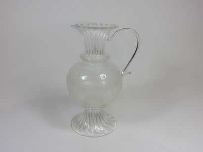 Carafe en verre dit 