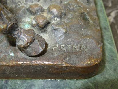 D’après FRATIN Jument et son poulain Bronze...
