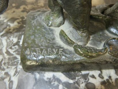 Alfred BARYE (1839-1882) Eléphant Bronze...