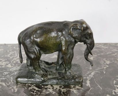 Alfred BARYE (1839-1882) Eléphant Bronze...