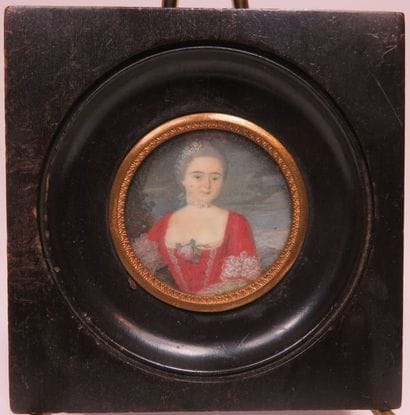 Ecole française du XVIIIe siècle Jeune femme...