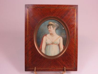 Ecole française du début du XIXe siècle Femme...