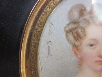 Amélie COSSARD Portrait de jeune femme Miniature...