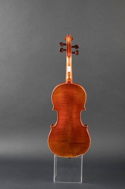 Lot de deux violons dont un ¾ français de...