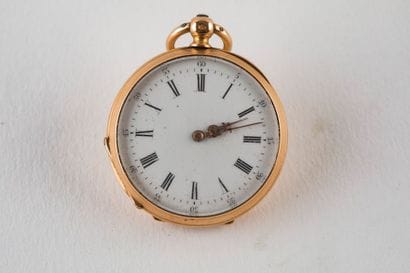 Montre de col en or 750 millièmes, belles...