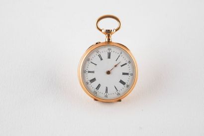 Montre de col en or 750 millièmes, boîtier...