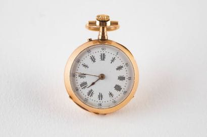 Montre de col en or 750 millièmes, belles...