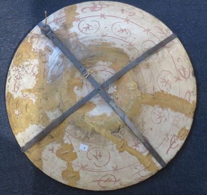 ESPAGNE, MANISES
Grand plat rond décoré au...