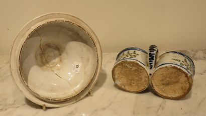 APREY et NEVERS
Couvercle rond de pot canon,...