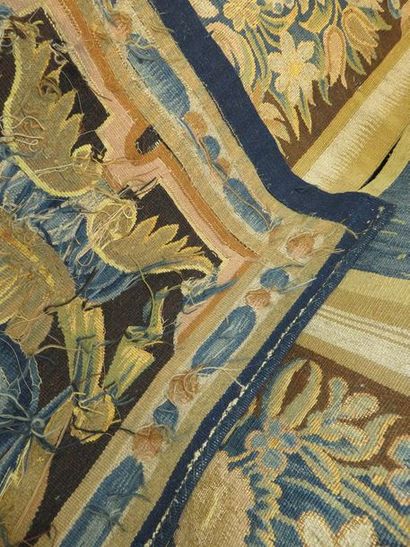 AUBUSSON
Tapisserie en laine figurant un...
