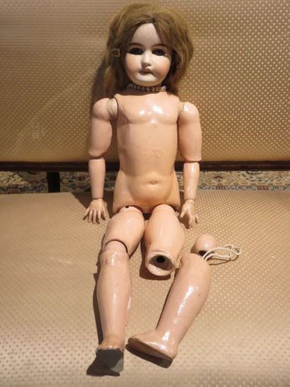 MON CHERI Poupée tête porcelaine France T...