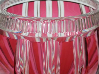 Cristal Nancy France
Grand vase à côtes en...