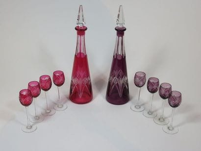 Cristal Nancy France
Suite de huit verres...