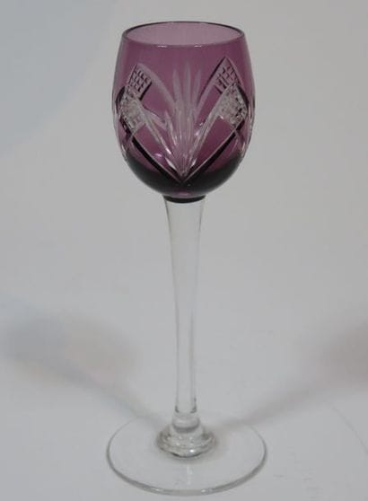 Cristal Nancy France
Suite de huit verres...