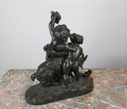 CLODION d'après
Deux petits faunes jouant...