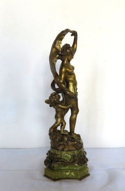 Auguste MOREAU d'après
Vénus et Cupidon Bronze...