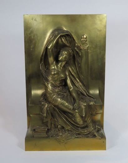 Henri CHAPU (1833-1891)
La Pensée Bronze...