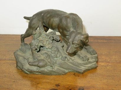 École française du début du XXe siècle
Chien...