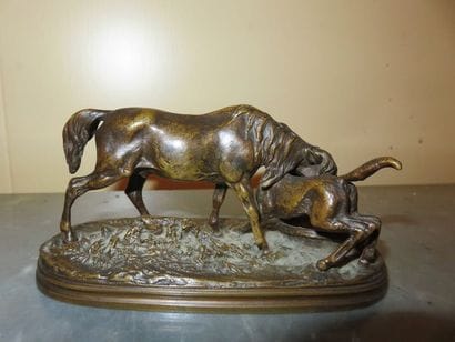 Pierre Jules MENE (1810-1879)
Jument et son...