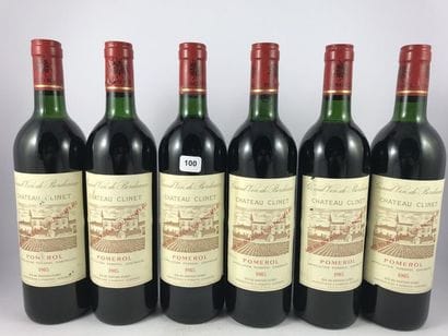 12 btls Château Clinet 1985 en CBO - Pom...