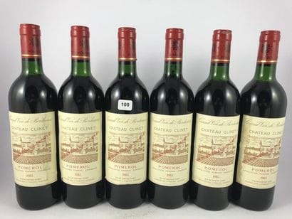 12 btls Château Clinet 1985 en CBO - Pom...