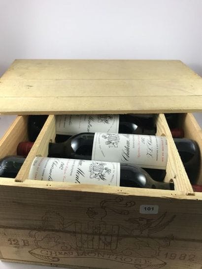 12 btls Château Montrose 1982 en CBO - S...