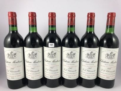 12 btls Château Montrose 1982 en CBO - S...