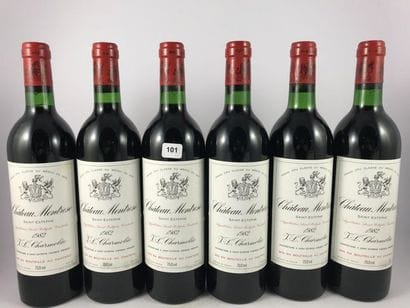 12 btls Château Montrose 1982 en CBO - S...