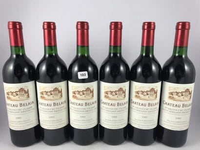12 btls Château Belair 1989 en CBO - Sai...