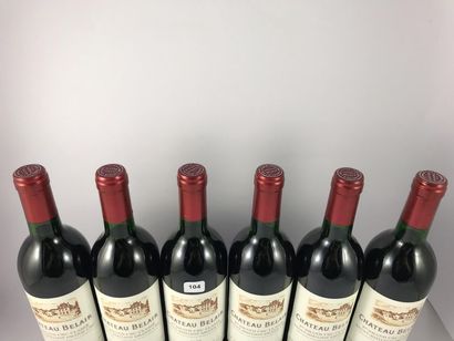 12 btls Château Belair 1989 en CBO - Sai...