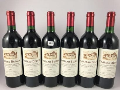 12 btls Château Belair 1989 en CBO - Sai...