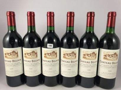 2 x 6 btls Château Belair 1989 en CBO - ...