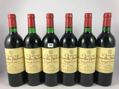 12 btls Château Léoville Poyferré 1979 en...