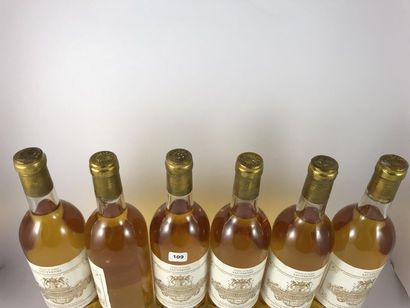 12 btls Château Filhot 1985 en CBO - Sauternes...