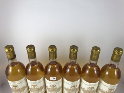 12 btls Château Filhot 1985 en CBO - Sauternes...