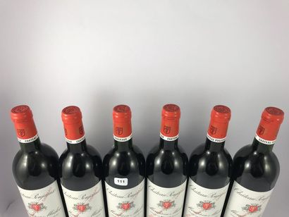 12 btls Château Poujeaux 1998 en CBO - M...