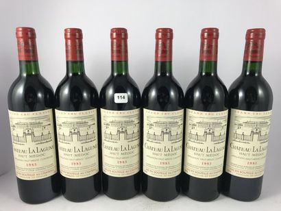 12 btls Château La Lagune 1985 en CBO - ...