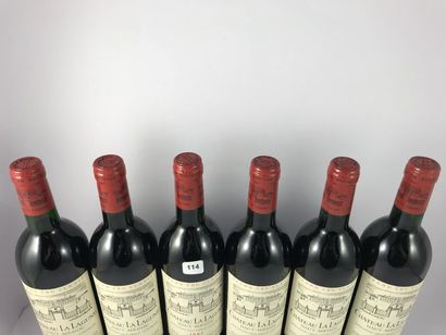 12 btls Château La Lagune 1985 en CBO - ...