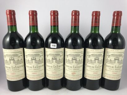 12 btls Château La Lagune 1985 en CBO - ...