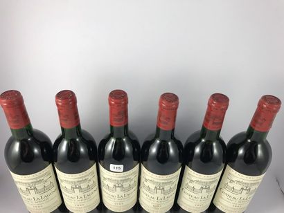 12 btls Château La Lagune 1985 en CBO - ...