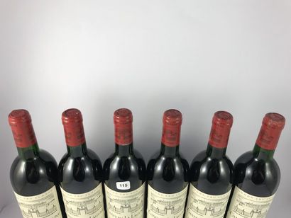 12 btls Château La Lagune 1985 en CBO - ...