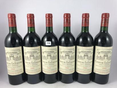 12 btls Château La Lagune 1985 en CBO - ...