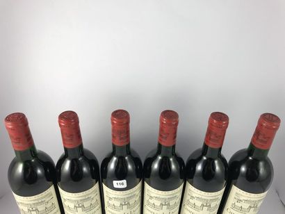 12 btls Château La Lagune 1985 en CBO - ...